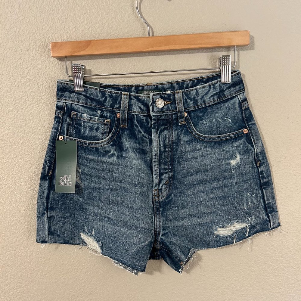 Women's Wild Fable Highest Rise Cutoff Jean Shorts